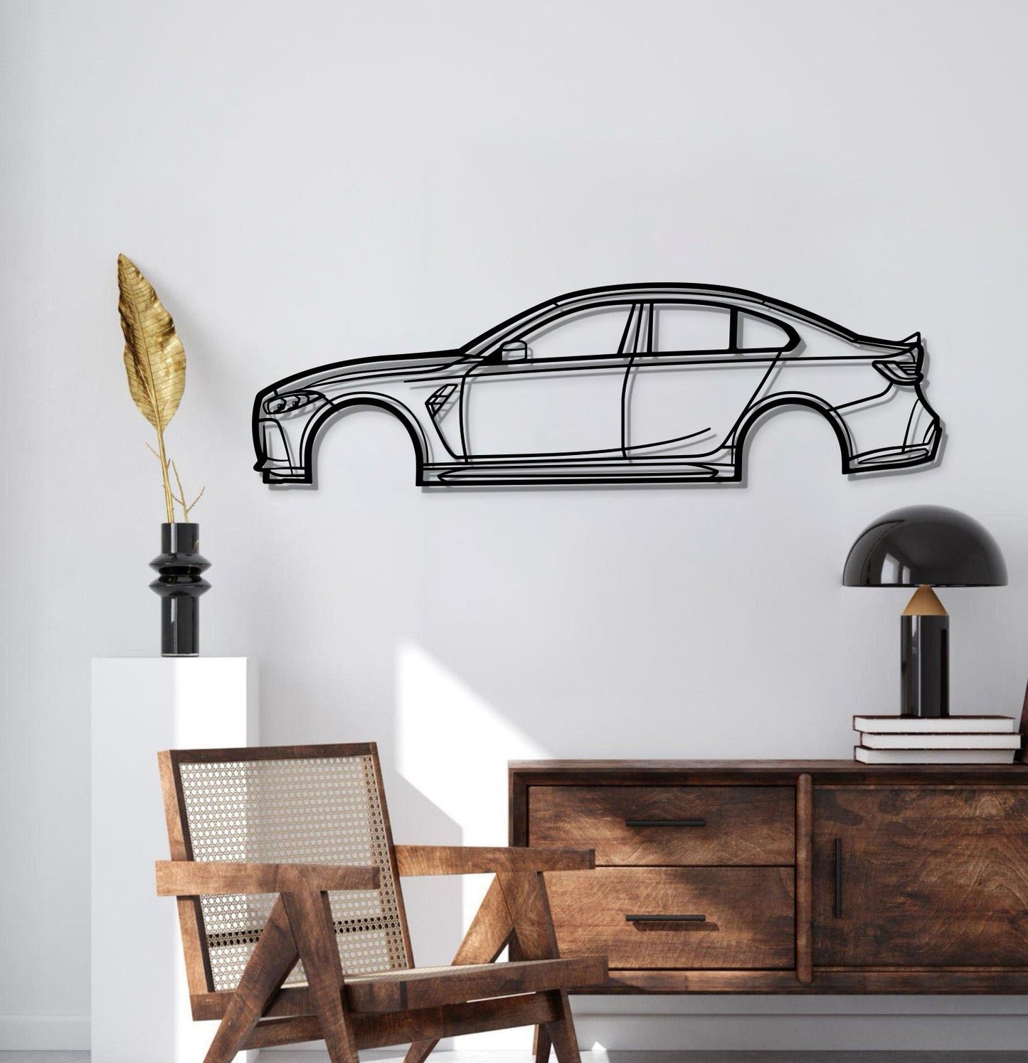 2021 G80 M3 Competition Metal Car Wall Art - MT0749 - MT0749B49L-MT0749B69L-MT0749B80L-MT0749B99L-MT0749B120L-  DRIVEN - 2