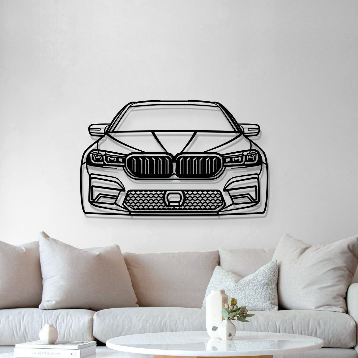 2021 M5 Competition Front View Metal Car Wall Art - MT1325 - MT1325B69-MT1325B80-MT1325B99-MT1325B115-MT1325B140-  DRIVEN - 5