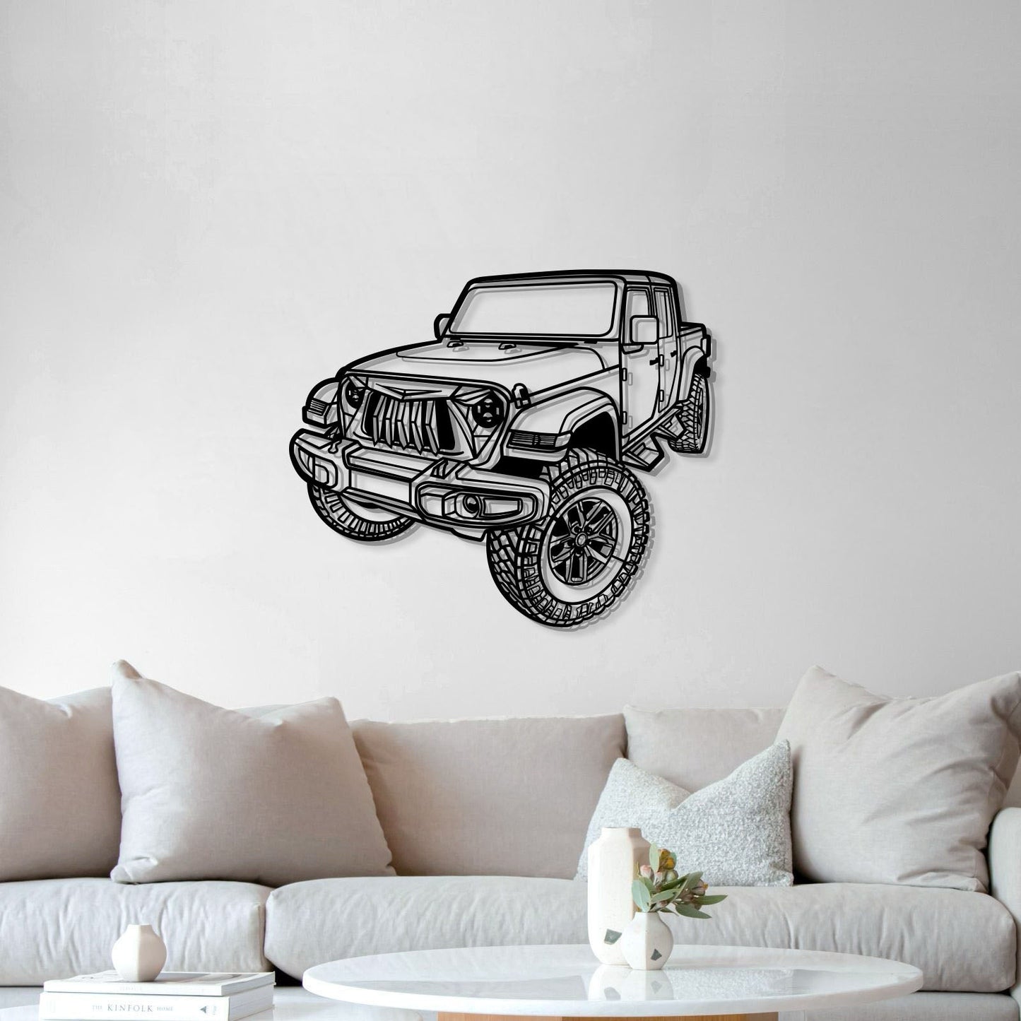 2021 Gladiator Perspective Metal Car Wall Art - MT1279 - MT1279B69L-MT1279B80L-MT1279B99L-MT1279B115L-MT1279B140L-  DRIVEN - 4