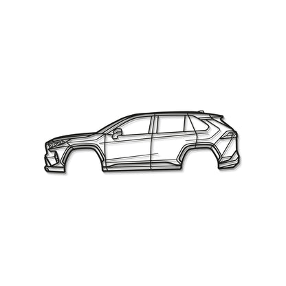 2021 RAV4 Prime 5th Gen (XA50) Metal Car Wall Art - MT0761 - MT0761B49L-MT0761B69L-MT0761B80L-MT0761B99L-MT0761B120L-  DRIVEN - 8