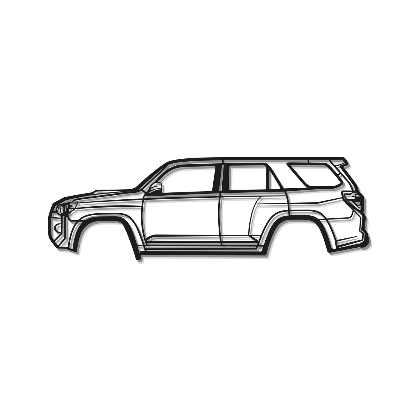 2021 4Runner Premium Metal Car Wall Art - MT0735 - MT0735B49L-  DRIVEN - 8