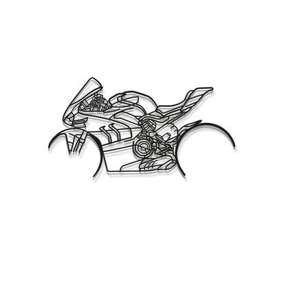 V4SP Metal Motorcycle Wall Art - MT1105 - MT1105B49L-MT1105B69L-MT1105B80L-MT1105B99L-MT1105B115L-  DRIVEN - 8