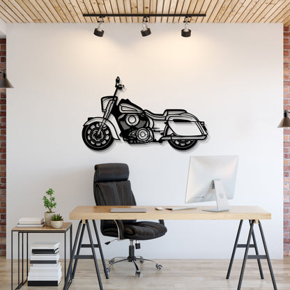 2022 Indian Springfield Dark Horse Metal Motorcycle Wall Art - MT0791 - MT0791B49L-MT0791B69L-MT0791B80L-MT0791B99L-MT0791B115L-  DRIVEN - 1