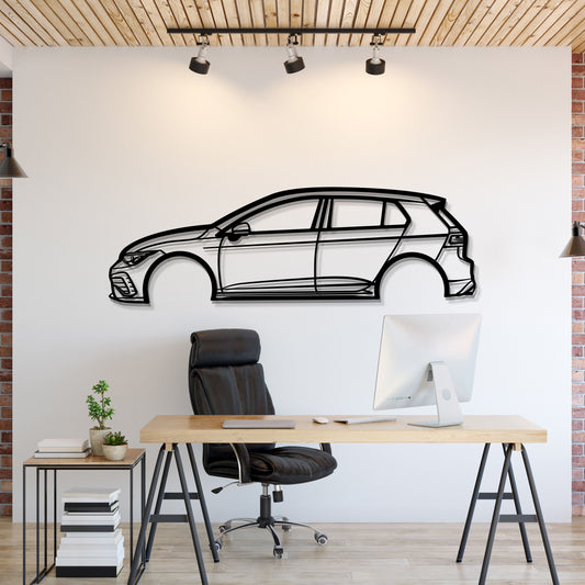 2022 Golf GTI Metal Car Wall Art - MT0787 - MT0787B49L-MT0787B69L-MT0787B80L-MT0787B99L-MT0787B120L-  DRIVEN - 1