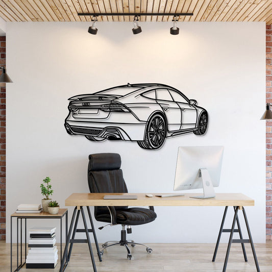 2022 RS7 Perspective Metal Car Wall Art - MT1139 - MT1139B69L-MT1139B80L-MT1139B99L-MT1139B115L-MT1139B140L-  DRIVEN - 1