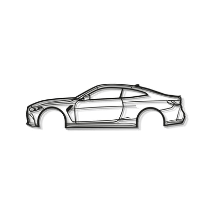 2022 G82 M4 Metal Car Wall Art - MT0786 - MT0786B49L-MT0786B69L-MT0786B80L-MT0786B99L-MT0786B120L-  DRIVEN - 8