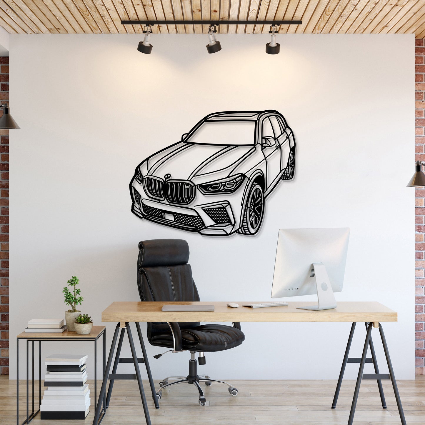 2022 X5 M Perspective Metal Car Wall Art - MT1240 - MT1240B69L-MT1240B80L-MT1240B99L-MT1240B115L-MT1240B140L-  DRIVEN - 1