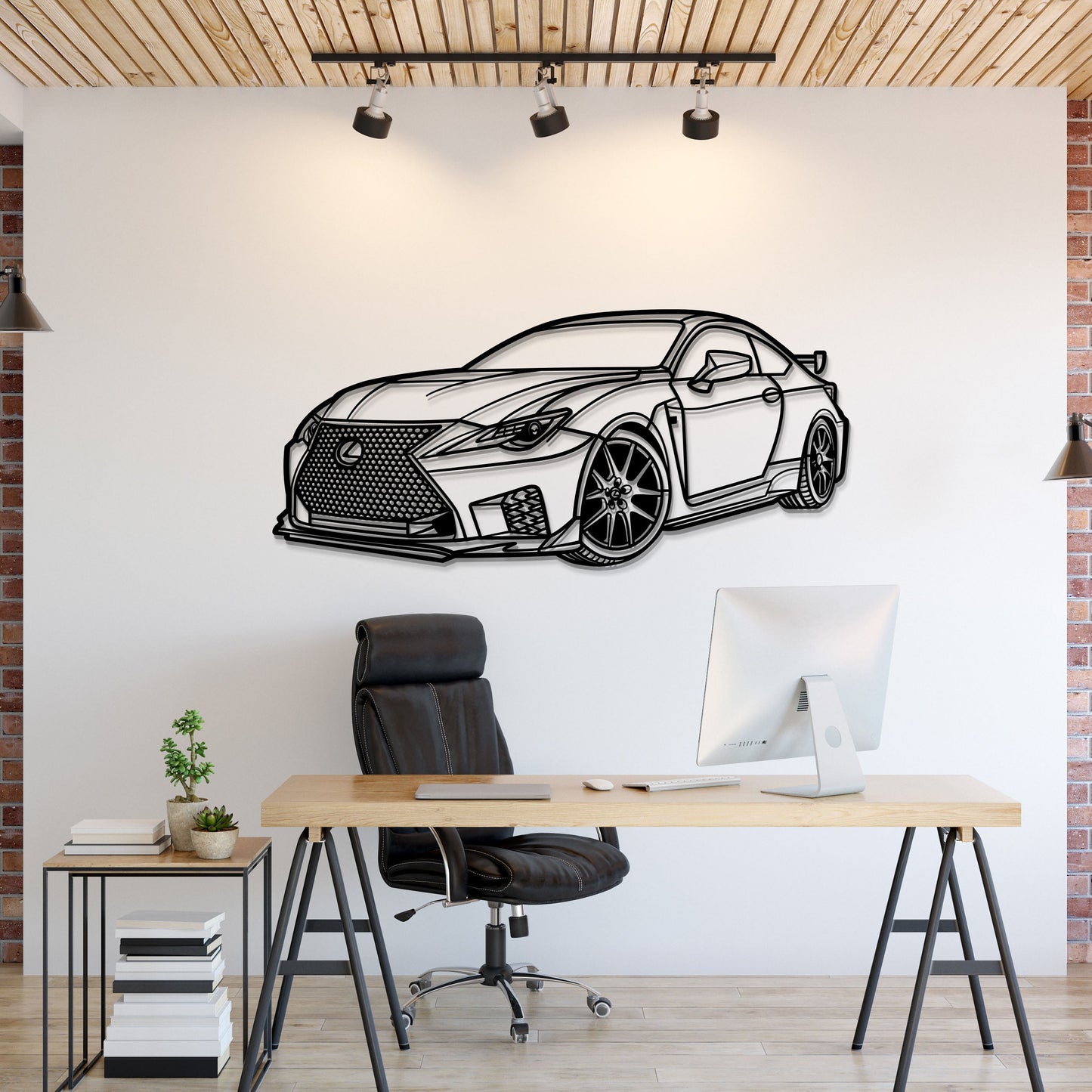2022 RC F Perspective Metal Car Wall Art - MT1168 - MT1168B69L-MT1168B80L-MT1168B99L-MT1168B115L-MT1168B140L-  DRIVEN - 1