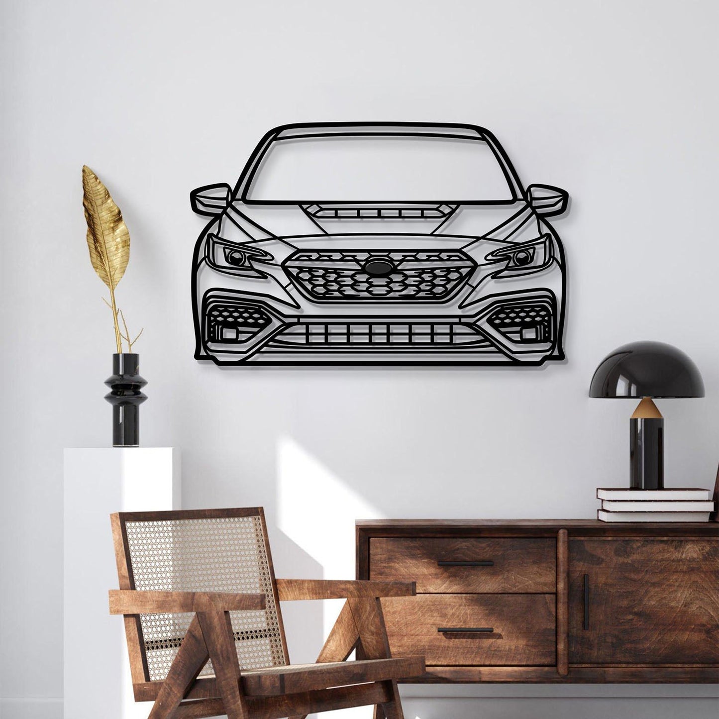 2022 WRX Front View Metal Car Wall Art - MT1373 - MT1373B69-MT1373B80-MT1373B99-MT1373B115-MT1373B140-  DRIVEN - 2