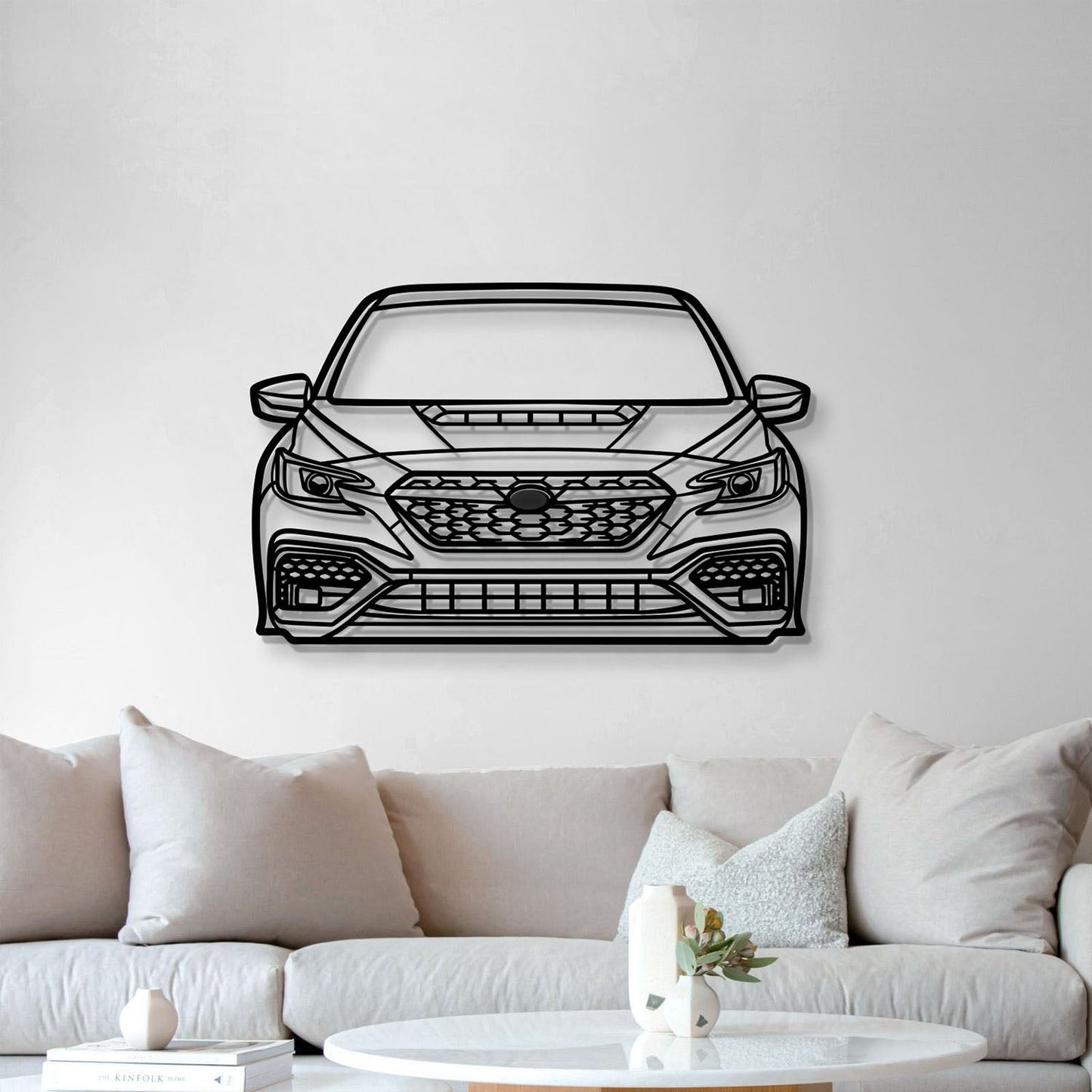 2022 WRX Front View Metal Car Wall Art - MT1373 - MT1373B69-MT1373B80-MT1373B99-MT1373B115-MT1373B140-  DRIVEN - 4
