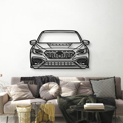 2022 WRX Front View Metal Car Wall Art - MT1373 - MT1373B69-MT1373B80-MT1373B99-MT1373B115-MT1373B140-  DRIVEN - 3
