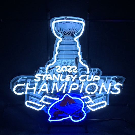 2022 Stanley Cup Champions Colorado Avalanche Neon Signs Light - ME966-  DRIVEN - 1