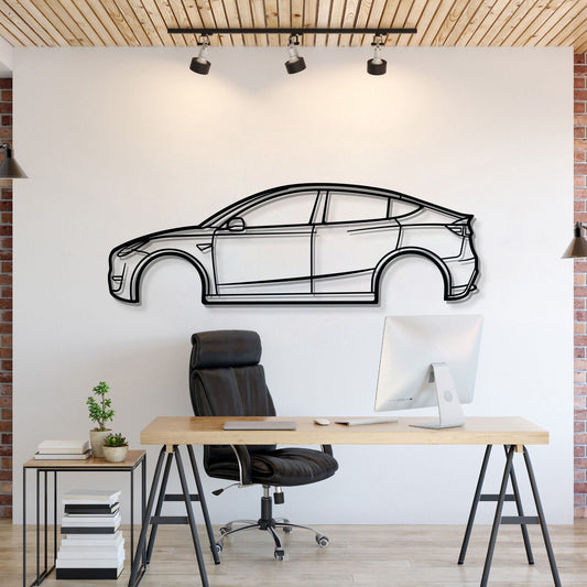 2022 Model Y Metal Car Wall Art - MT0798 - MT0798B49L-MT0798B69L-MT0798B80L-MT0798B99L-MT0798B120L-  DRIVEN - 1