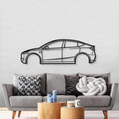 2022 Model Y Metal Car Wall Art - MT0798 - MT0798B49L-MT0798B69L-MT0798B80L-MT0798B99L-MT0798B120L-  DRIVEN - 3