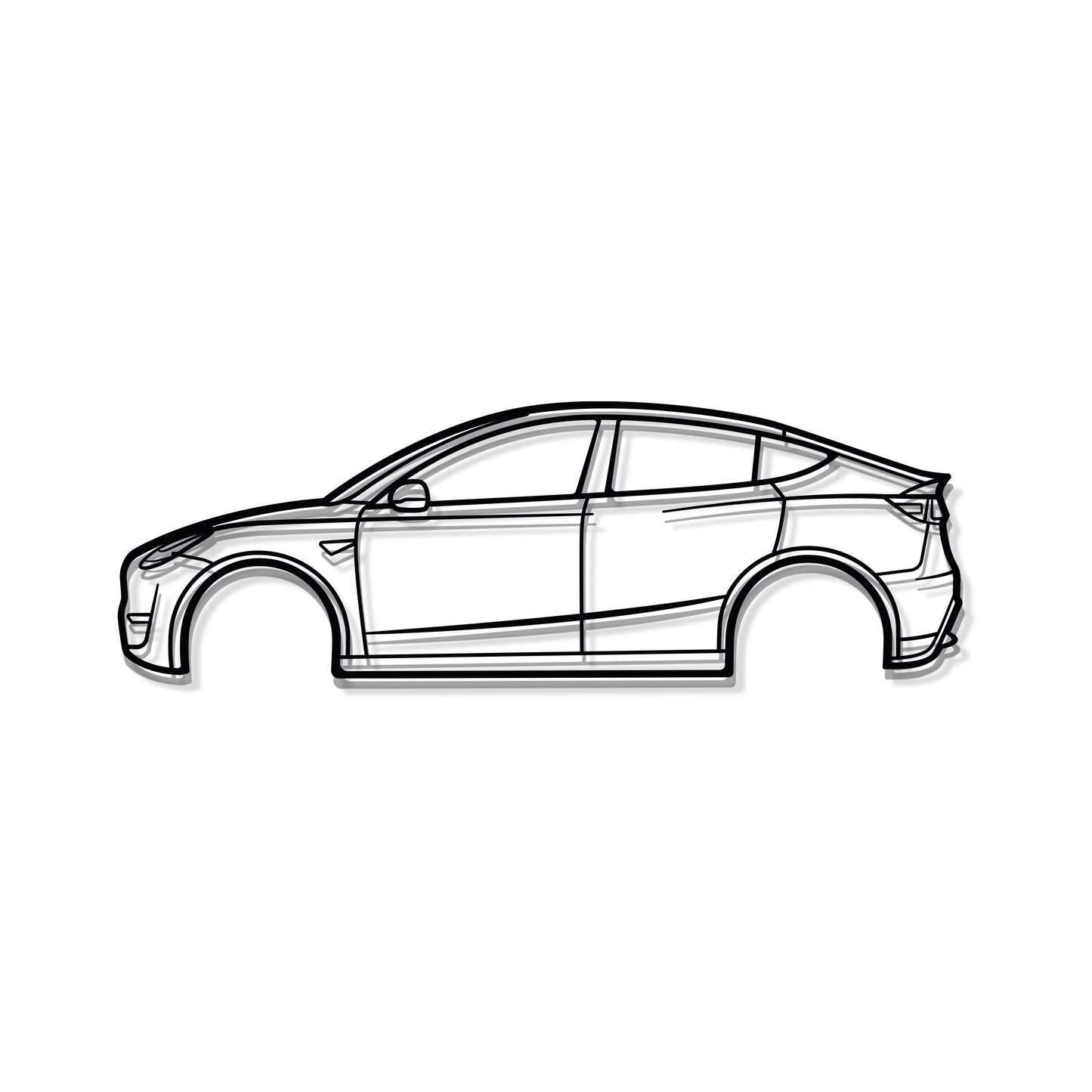 2022 Model Y Metal Car Wall Art - MT0798 - MT0798B49L-MT0798B69L-MT0798B80L-MT0798B99L-MT0798B120L-  DRIVEN - 8
