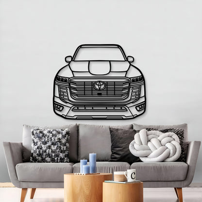 2022 Land Cruiser Front View Metal Car Wall Art - MT1375 - MT1375B69-MT1375B80-MT1375B99-MT1375B115-MT1375B140-  DRIVEN - 3