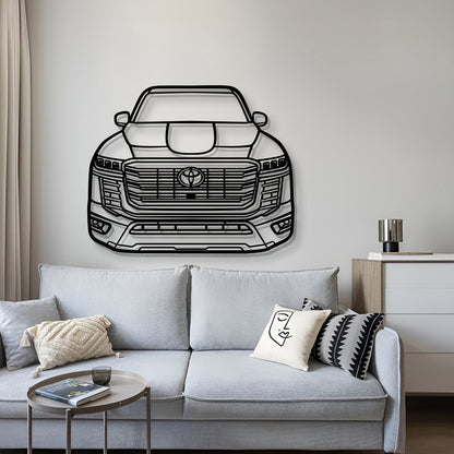 2022 Land Cruiser Front View Metal Car Wall Art - MT1375 - MT1375B69-MT1375B80-MT1375B99-MT1375B115-MT1375B140-  DRIVEN - 4