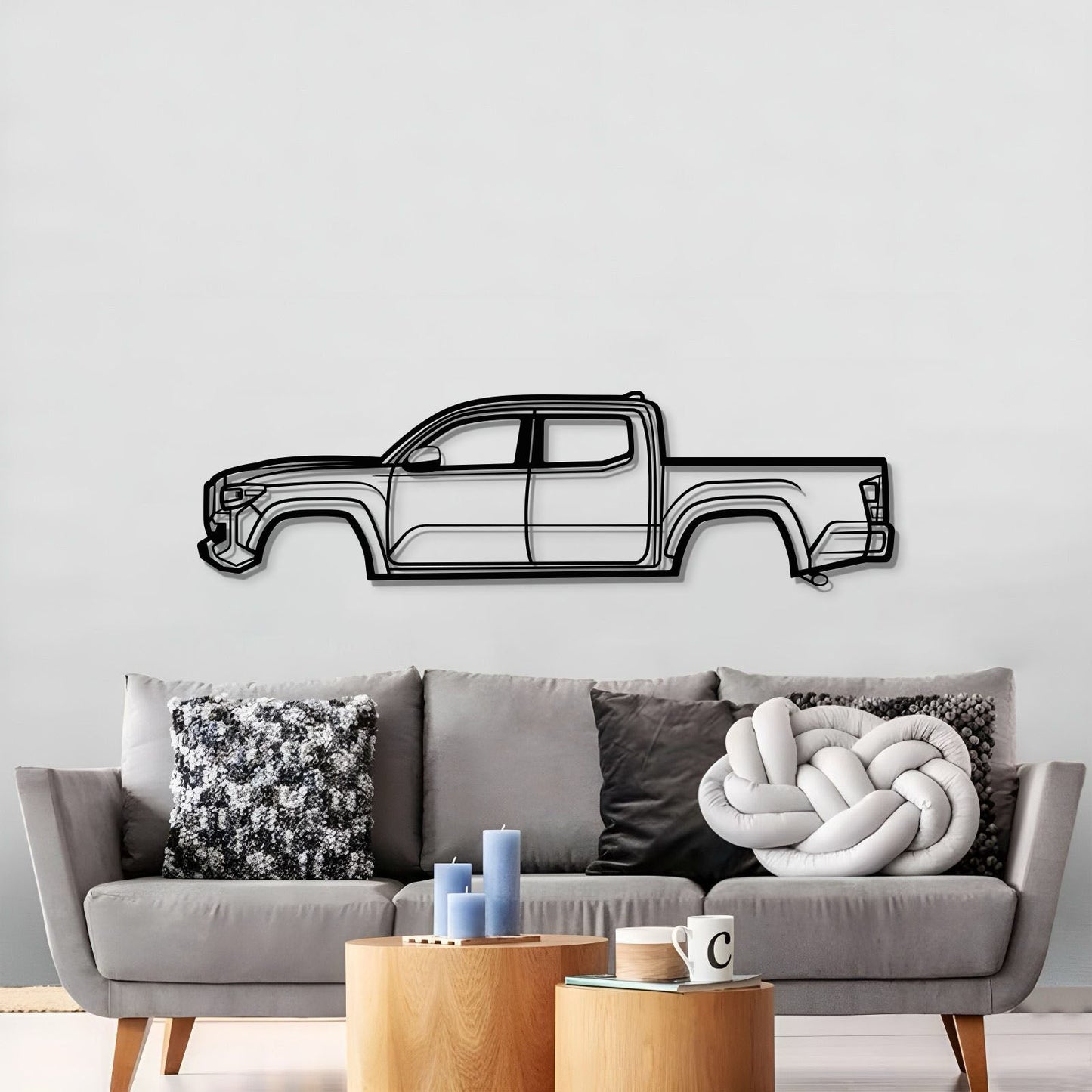 2022 Tacoma Metal Car Wall Art - MT0815 - MT0815B49L-MT0815B69L-MT0815B80L-MT0815B99L-MT0815B120L-  DRIVEN - 3