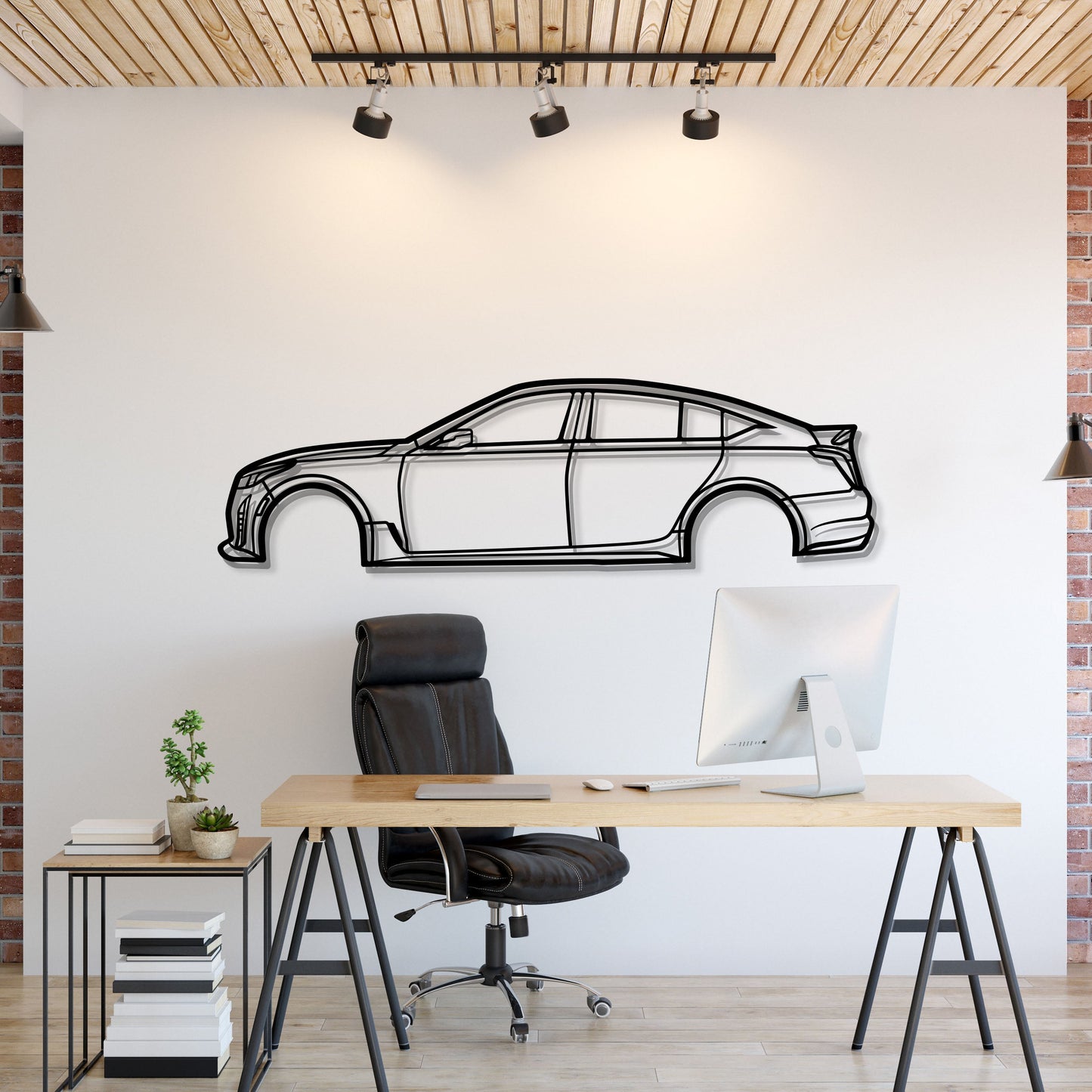 2023 CT5-V Blackwing Metal Car Wall Art - MT0825 - MT0825B49L-MT0825B69L-MT0825B80L-MT0825B99L-MT0825B120L-  DRIVEN - 1