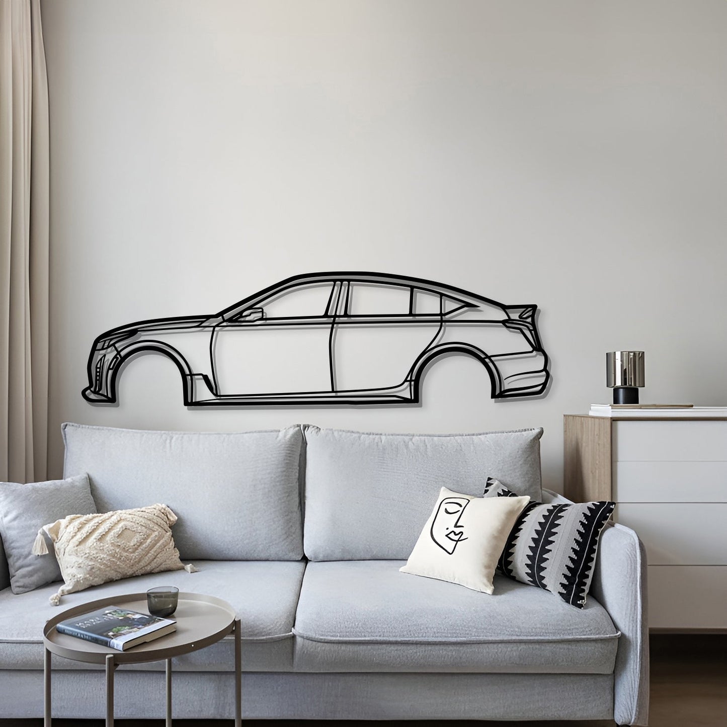 2023 CT5-V Blackwing Metal Car Wall Art - MT0825 - MT0825B49L-MT0825B69L-MT0825B80L-MT0825B99L-MT0825B120L-  DRIVEN - 4