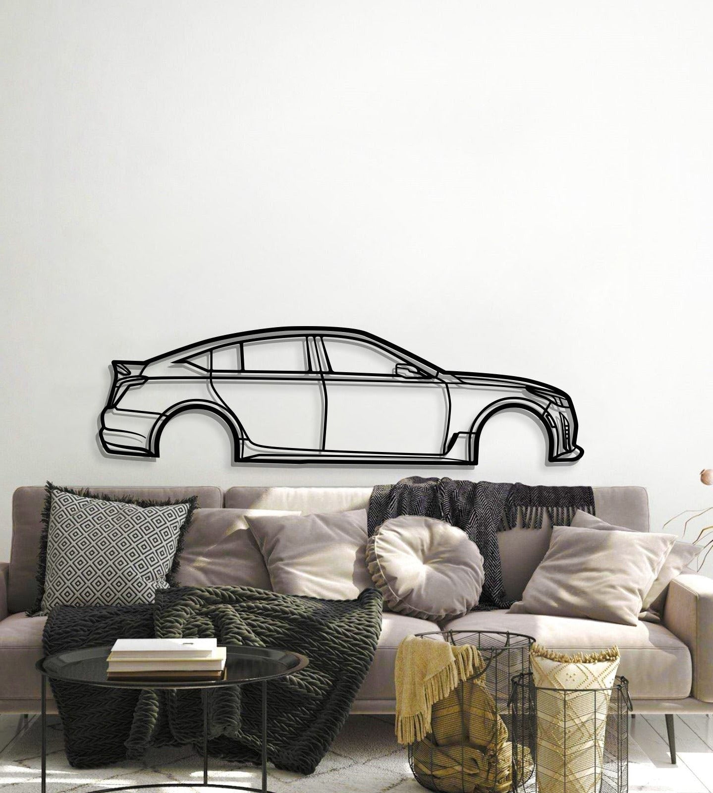 2023 CT5-V Blackwing Metal Car Wall Art - MT0825 - MT0825B49L-MT0825B69L-MT0825B80L-MT0825B99L-MT0825B120L-  DRIVEN - 6