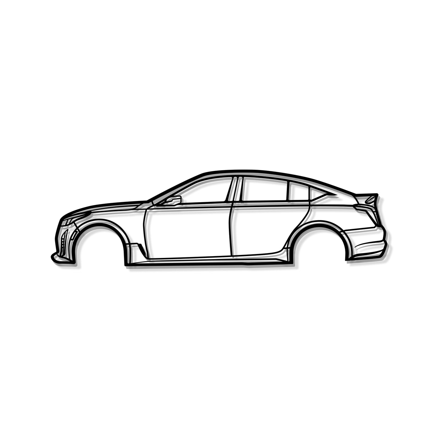 2023 CT5-V Blackwing Metal Car Wall Art - MT0825 - MT0825B49L-MT0825B69L-MT0825B80L-MT0825B99L-MT0825B120L-  DRIVEN - 8