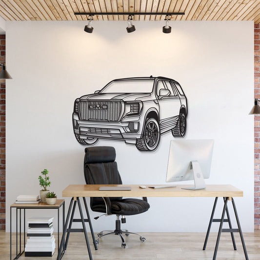 2023 Yukon Denali Ultimate Perspective Metal Car Wall Art - MT1207 - MT1207B69L-MT1207B80L-MT1207B99L-MT1207B115L-MT1207B140L-  DRIVEN - 1