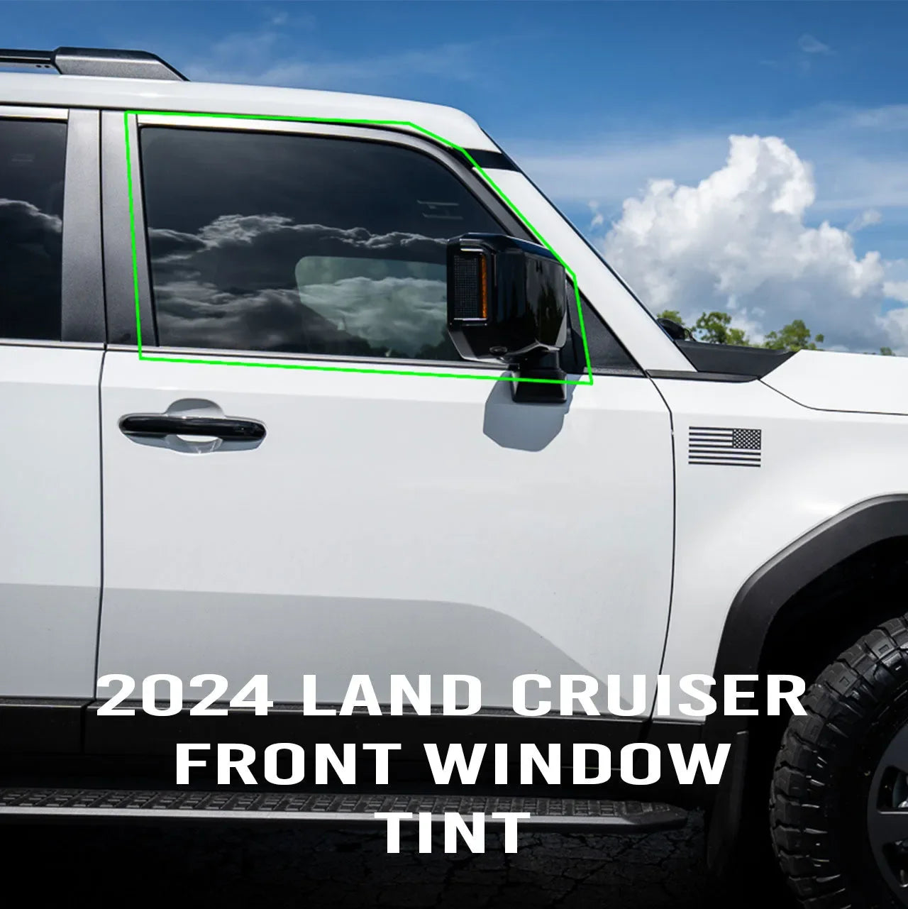 DIY Window Tint Kit - 2024+ Land Cruiser - 21BRONCOTINT-F-15-21BRONCOTINT-F-30-21BRONCOTINT-F-50-21BRONCOTINT-F-IR7025-21BRONCOTINT-R-15-  DRIVEN - 1