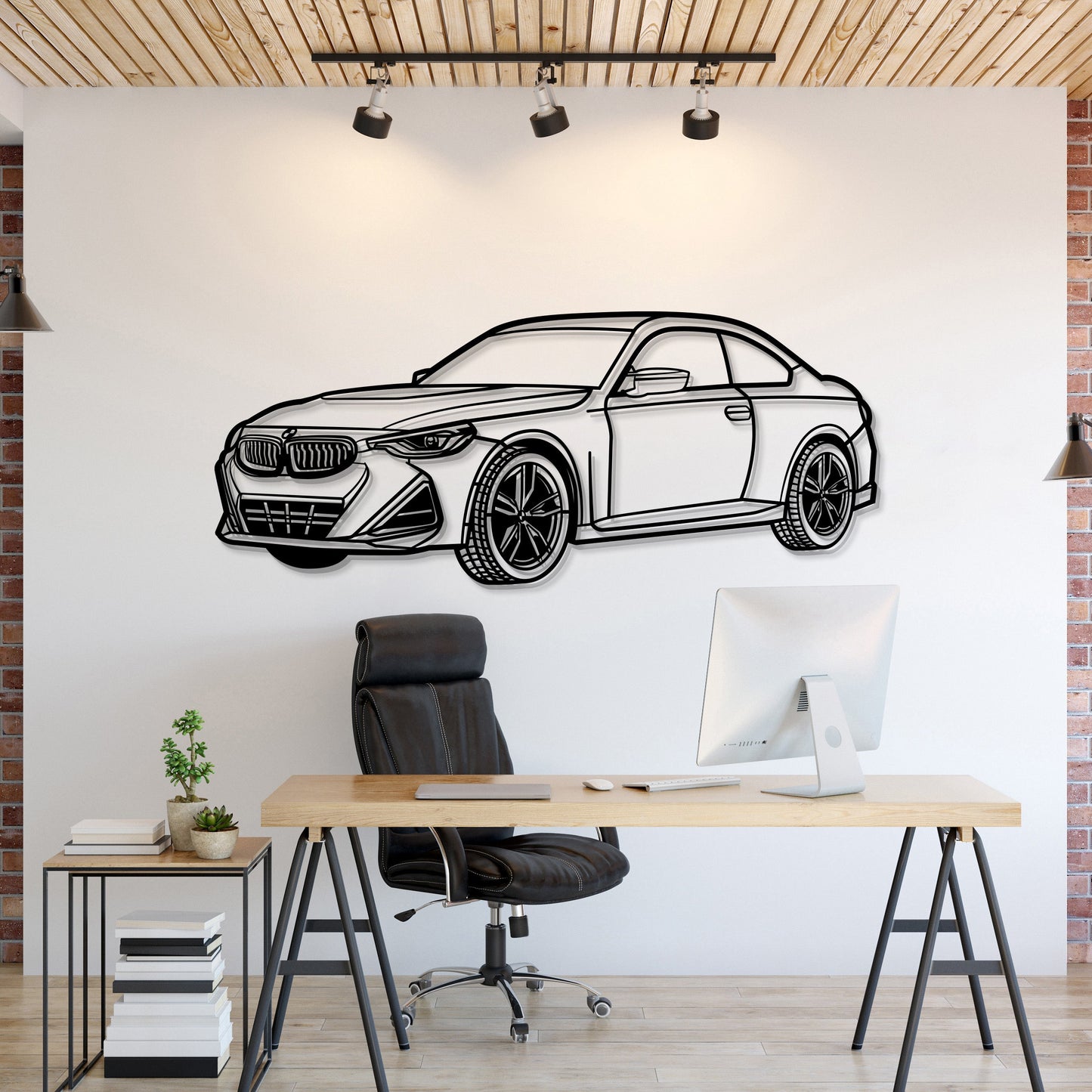 2024 M240i Perspective Metal Car Wall Art - MT1243 - MT1243B69L-MT1243B80L-MT1243B99L-MT1243B115L-MT1243B140L-  DRIVEN - 1