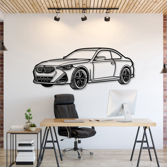 2024 M240i Perspective Metal Car Wall Art - MT1243 - MT1243B69L-MT1243B80L-MT1243B99L-MT1243B115L-MT1243B140L-  DRIVEN - 1