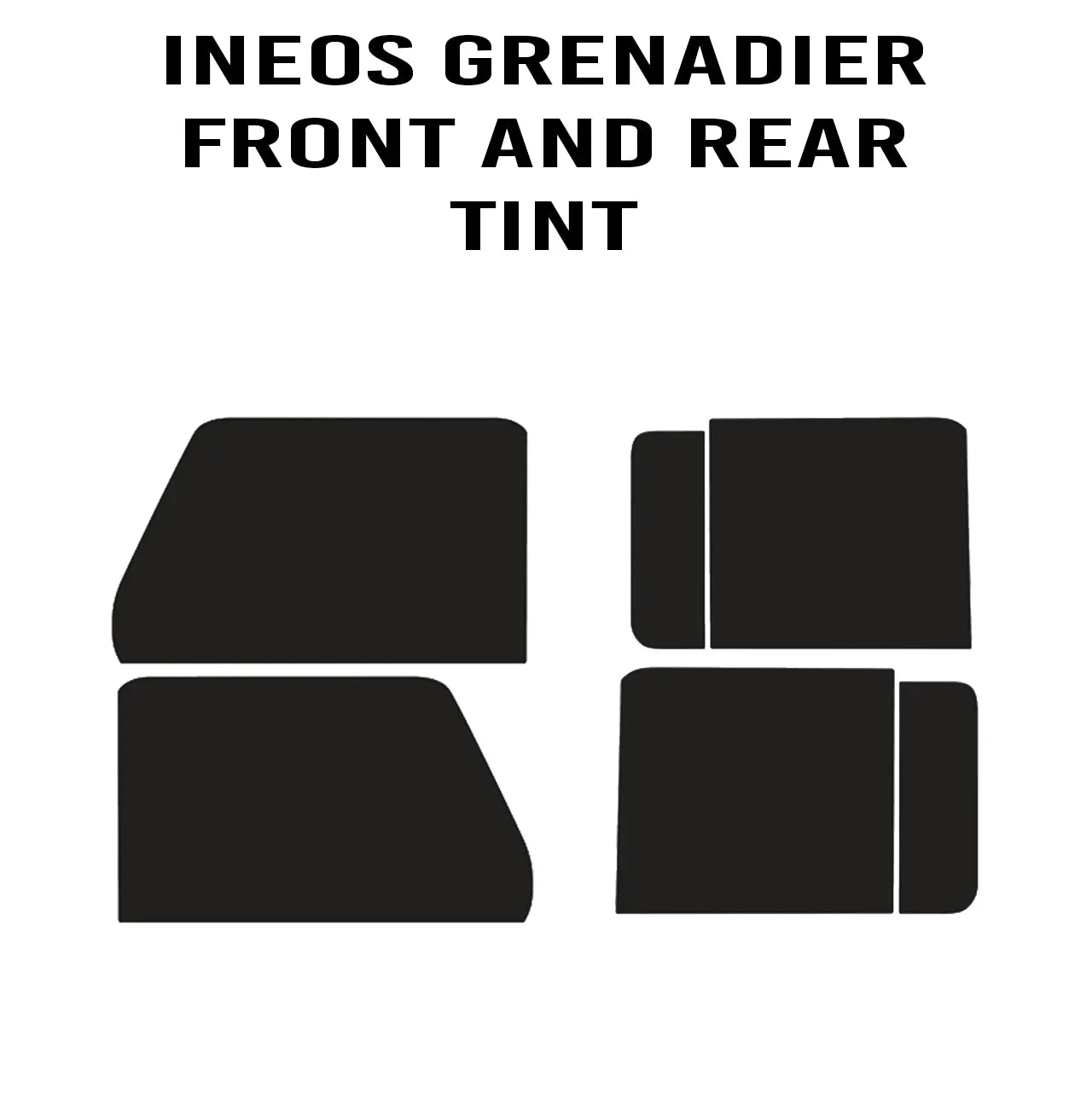 Easy DIY Window Tint Kit - 2024+ Grenadier - 24GRENADIERTINT-F-15-24GRENADIERTINT-F-30-24GRENADIERTINT-F-50-24GRENADIERTINT-F-IR7025-24GRENADIERTINT-R-15-  DRIVEN - 7