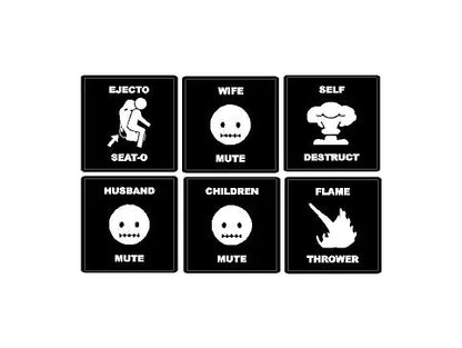 Ejecto Seato Blank Button Overlay - 2024+ Land Cruiser / Tacoma / 2025+ 4Runner - 24LC250-EJECTO-1-24LC250-EJECTO-FULLSET-  DRIVEN - 5