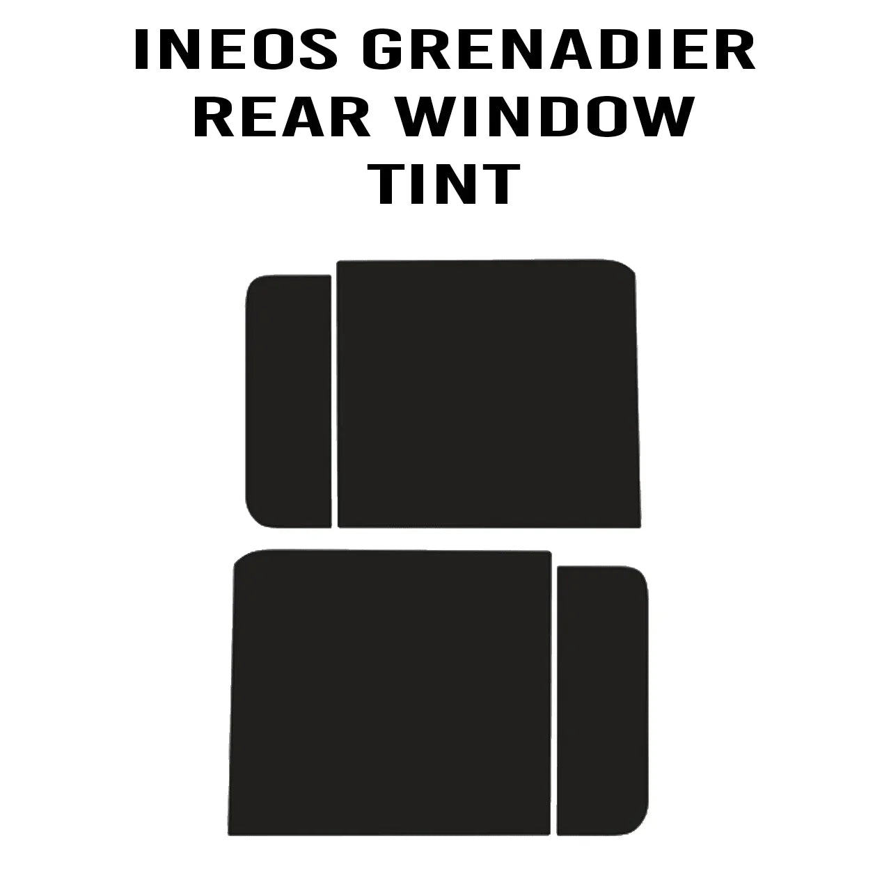 Easy DIY Window Tint Kit - 2024+ Grenadier - 24GRENADIERTINT-F-15-24GRENADIERTINT-F-30-24GRENADIERTINT-F-50-24GRENADIERTINT-F-IR7025-24GRENADIERTINT-R-15-  DRIVEN - 3