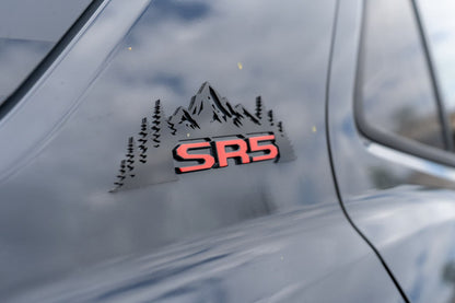 SR5 C Pillar Logo Overlays - 2025+ 4Runner SR5 - 254RUN-CP-SR5-RD-254RUN-CP-SR5-WH-254RUN-CP-SR5-MB-254RUN-CP-SR5-GB-254RUN-CP-SR5-BL-  DRIVEN - 1