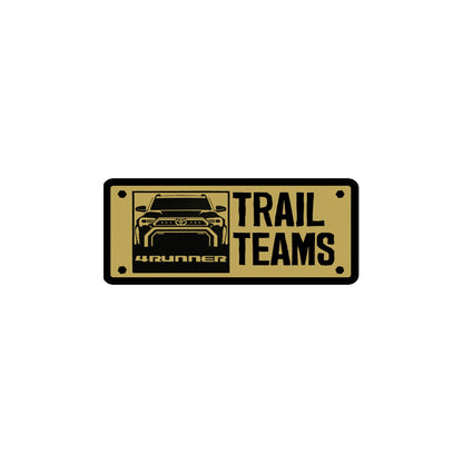 Trail Teams Liftgate Emblem - 2024+ Land Cruiser / 2025+ 4Runner - 24LC250-TRAILTEAMS-254R-TRAILTEAMS-  DRIVEN - 2