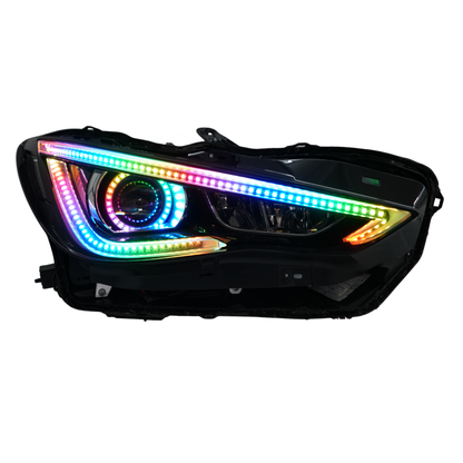 Infiniti Q60 Multicolor Flow DRL Boards (2016-2022) - S6 | B13 | A22 | P2   - BX12-  DRIVEN - 14