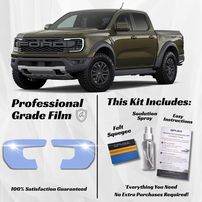 Ford Ranger Raptor (2024-2026) Headlight PPF Protection Kit - Pre-Cut - sku-51615015600260-  DRIVEN - 1