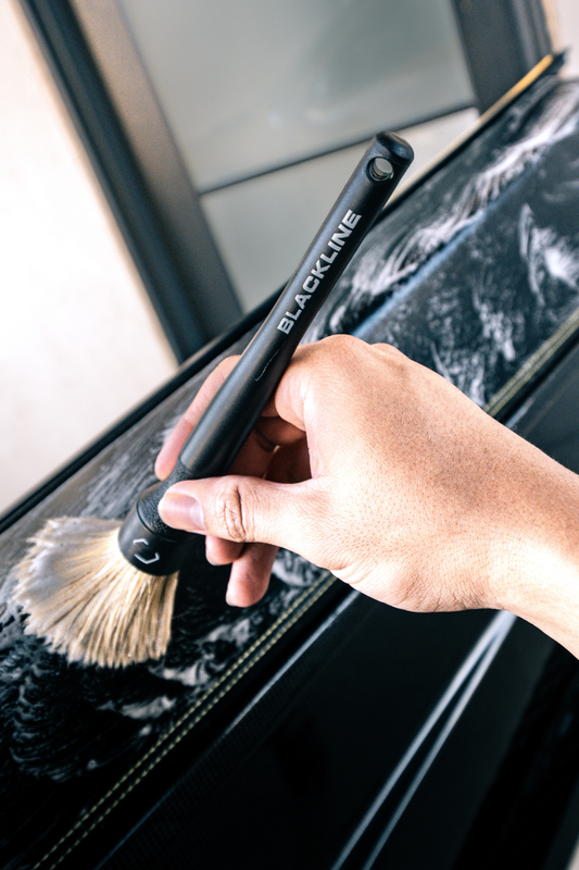 BLACKLINE® BOAR'S HAIR BRUSH SET - BLBHB-RCSDI-  DRIVEN - 2
