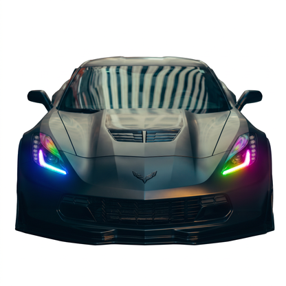 Chevrolet Corvette Multicolor DRL Boards (2014-2019) - E14 | A20 | P2   - BX5-  DRIVEN - 11