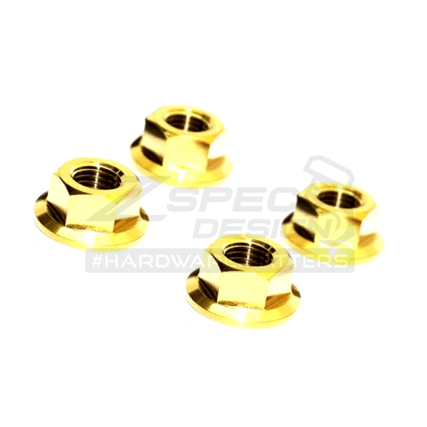ZSPEC SR20 & KA24 Dress Up Bolts® Water Pump Pulley Kit Nuts, Grade-5 Titanium - ZSD-581694-ZSD-581700-ZSD-581717-ZSD-581724-ZSD-581731-  DRIVEN - 4