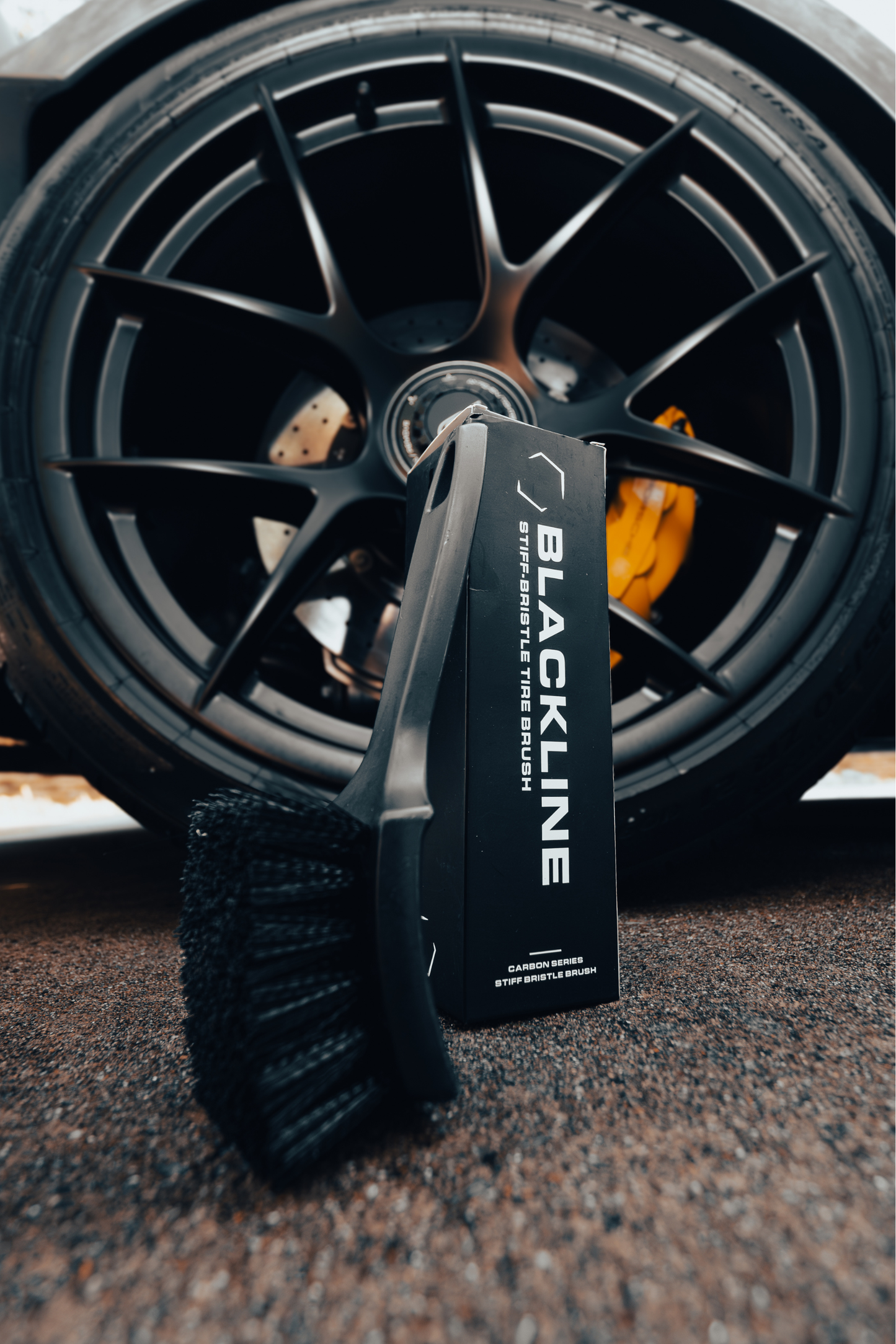 BLACKLINE® STIFF BRISTLE TIRE BRUSH - BLSBTB-  DRIVEN - 2