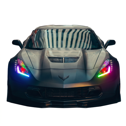 Chevrolet Corvette Multicolor DRL Boards (2014-2019) - E14 | E1 | A11 | A20 | P2   - BX6-  DRIVEN - 12