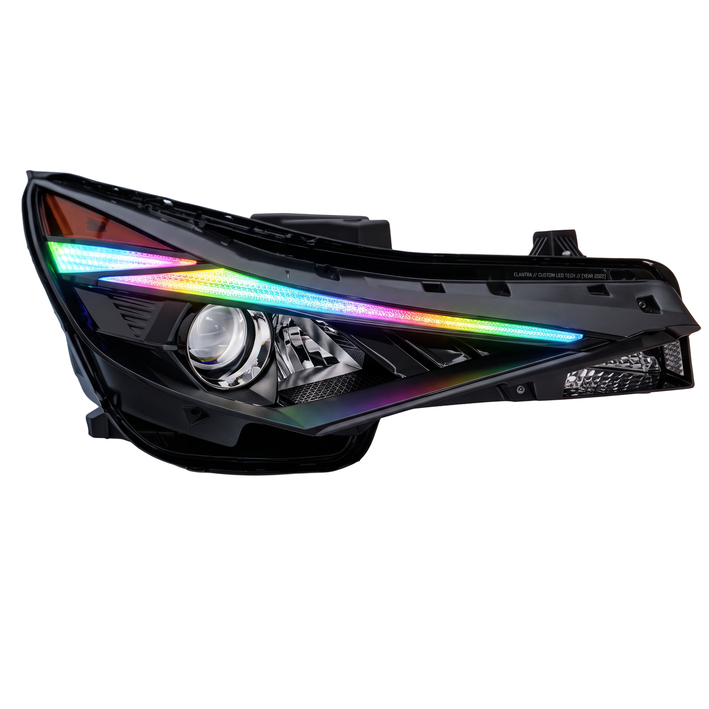 Hyundai Elantra Multicolor Flow Series DRL Boards (2021-2023) - E25 | A20 | P2   - BX1-  DRIVEN - 11