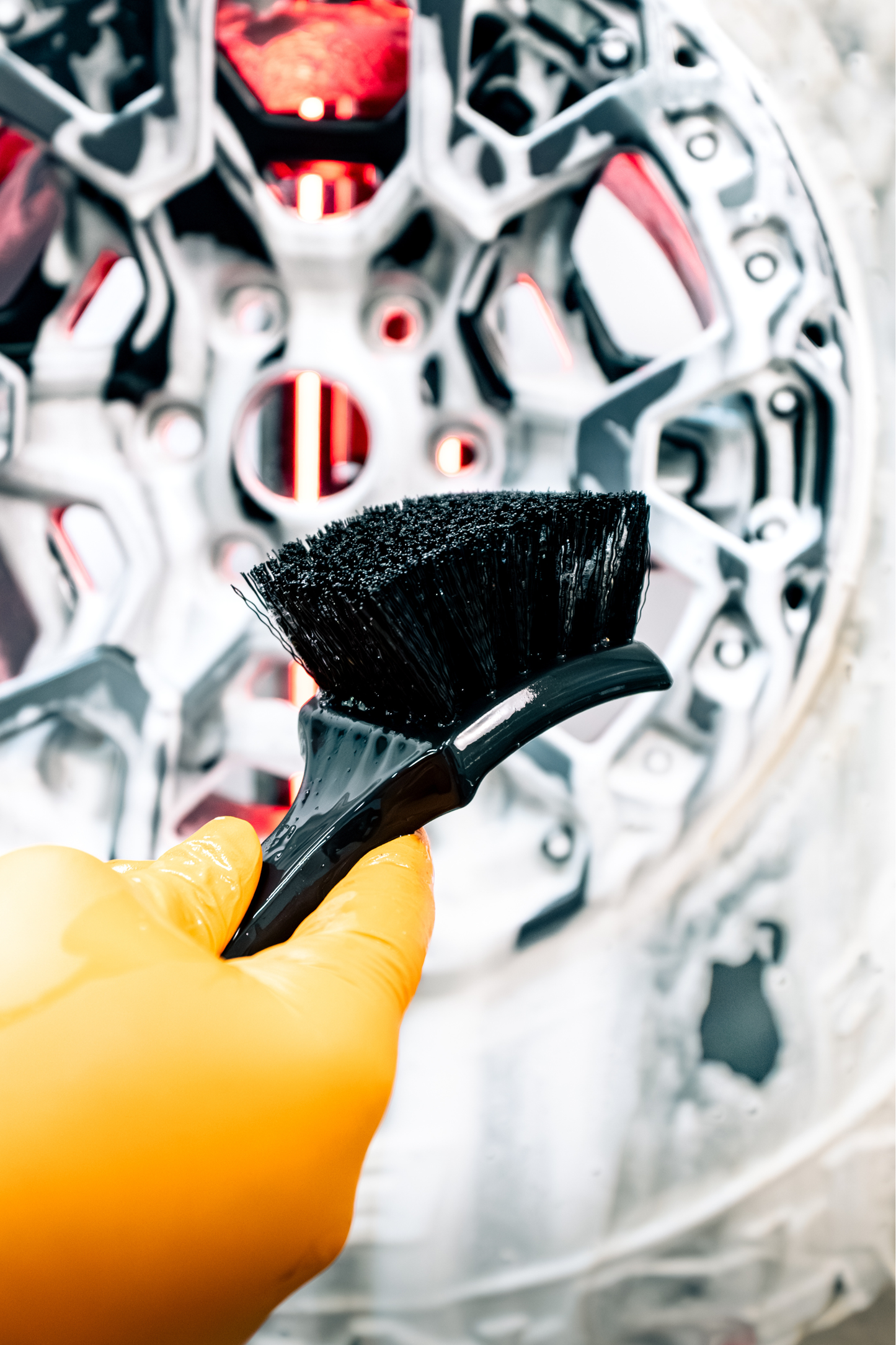 BLACKLINE® STIFF BRISTLE TIRE BRUSH - BLSBTB-  DRIVEN - 7