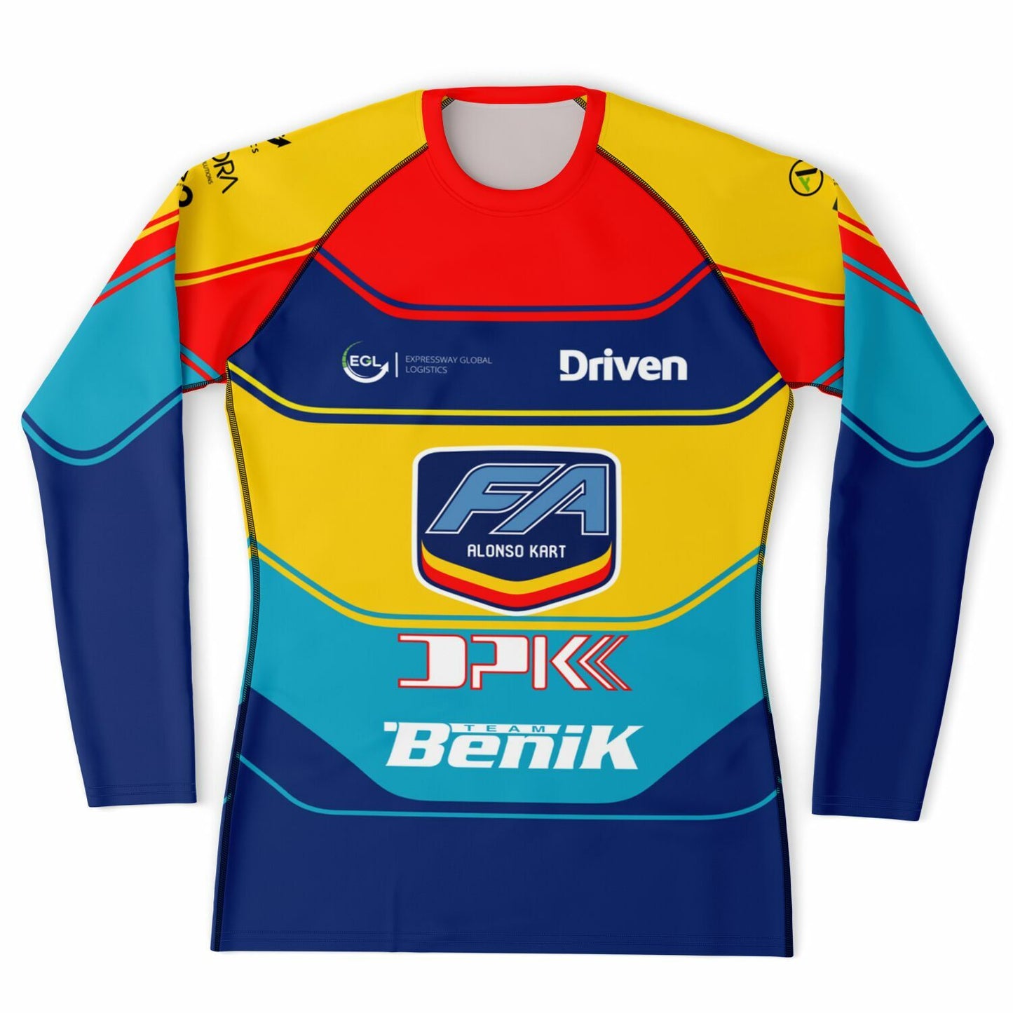 DPK Racing-Tricolor-Underwear TOP-Long Sleeve