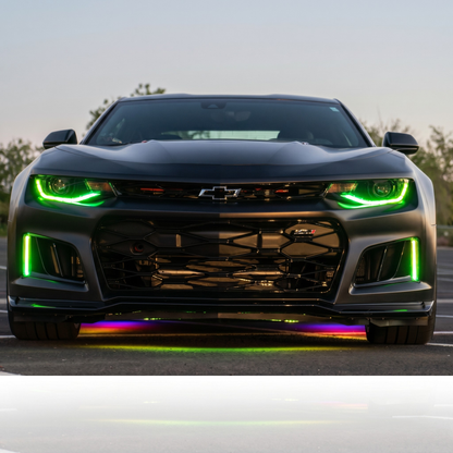 Chevrolet Camaro Flow Series Multicolor DRL Boards (2016-2018) - F13 | A20 | P2   - BX2-F13 | G20 | A20 | P2   - BX1-F13 | B3 | A20 | P2   - BX1-F13 | B3 | G20| A20 | P2   - BX1-  DRIVEN - 4