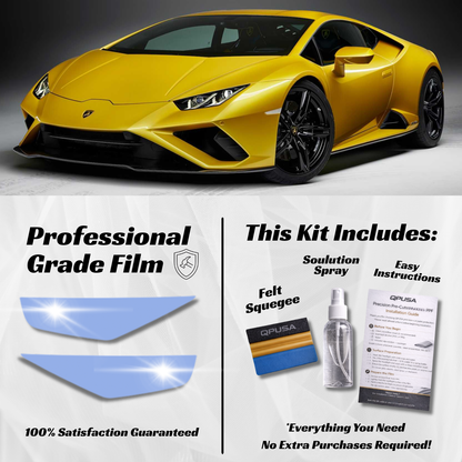 Lamborghini Huracán (2014-2024) Headlight PPF Protection Kit - Pre-Cut - sku-51589628264580-  DRIVEN - 1