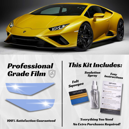 Lamborghini Huracán (2014-2024) Headlight PPF Protection Kit - Pre-Cut - sku-51589628264580-  DRIVEN - 1