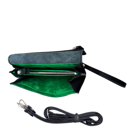 The Adeline Lux: Clutch and Cross-body - Leather (Made to Order) - sku-41906500927553-sku-41906500960321-sku-41906500993089-sku-43968243007553-  DRIVEN - 8