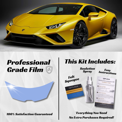 Lamborghini Huracán (2014-2024) Partial Hood PPF Protection Kit - Pre-Cut - sku-51589630132356-  DRIVEN - 1